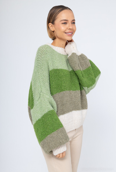 Mayorista Sandy Paris - suéter con cuello y lana