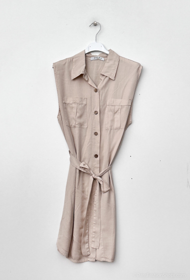Wholesaler Sandy Paris - Buttoned dress in Lyocell