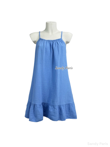Wholesaler Sandy Paris - Cotton gauze dress with strap