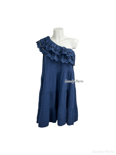 Großhändler Sandy Paris - Kleid aus Baumwollgaze