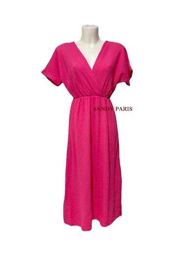 Grossiste Sandy Paris - Robe en coton gaze