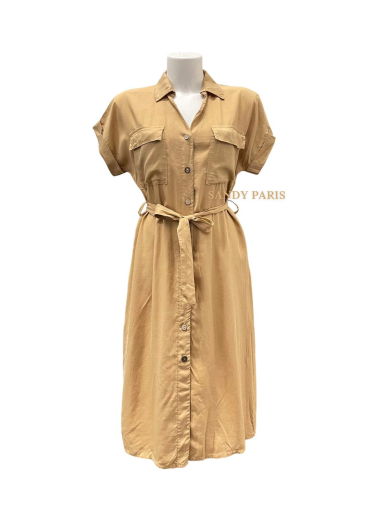 Wholesaler Sandy Paris - Lyocell mid-long dress