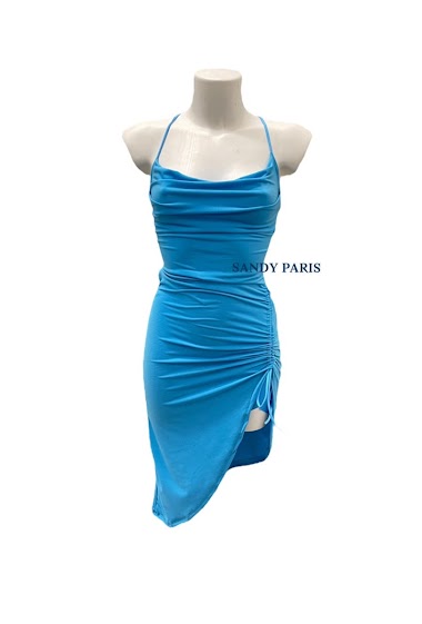 Großhändler Sandy Paris - Formelles Kleid mit Schlitz
