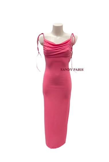 Großhändler Sandy Paris - Langes Kleid mit dünnem Träger
