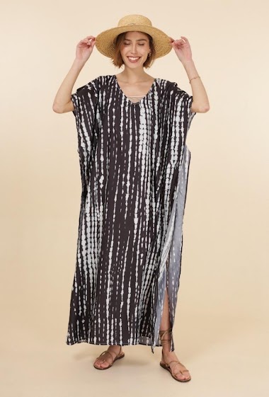 Großhändler Sandy Paris - Long dress with pattern
