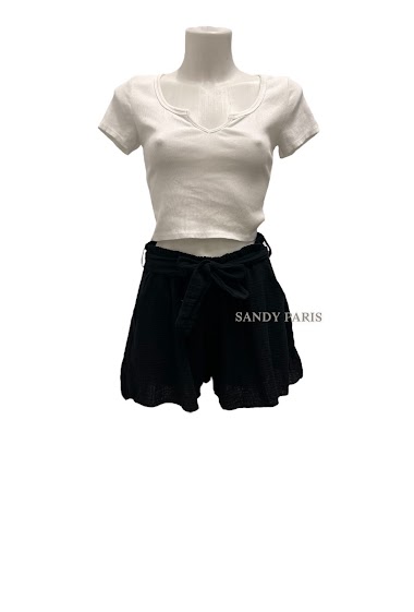 Grossiste Sandy Paris - Short en coton gaze