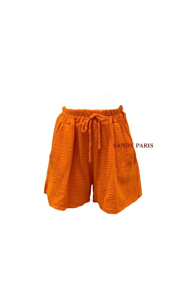 Großhändler Sandy Paris - Shorts aus Baumwollgaze