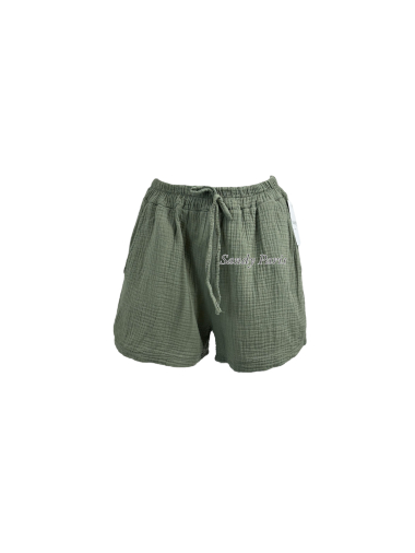Wholesaler Sandy Paris - Cotton gauze shorts