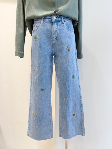 Großhändler SARAH JOHN - Bestickte Jeans