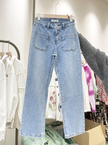 Wholesaler SARAH JOHN - Straight jeans with pockets