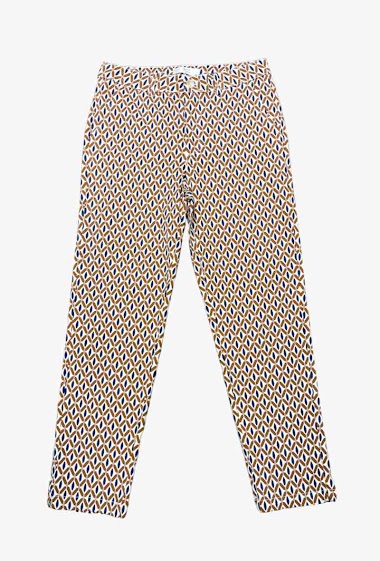 Wholesalers SARAH JOHN - Printed chino trousers