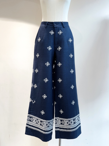 Wholesaler SARAH JOHN - Embroidered high waist pants