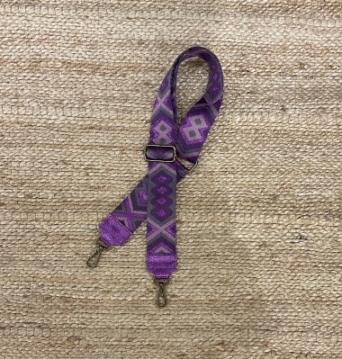 Grossiste CINNAMON - Bandouliere azteque violet