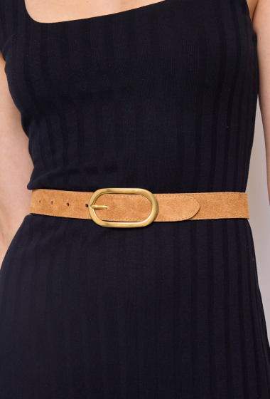 Wholesaler CINNAMON - Suede leather belt
