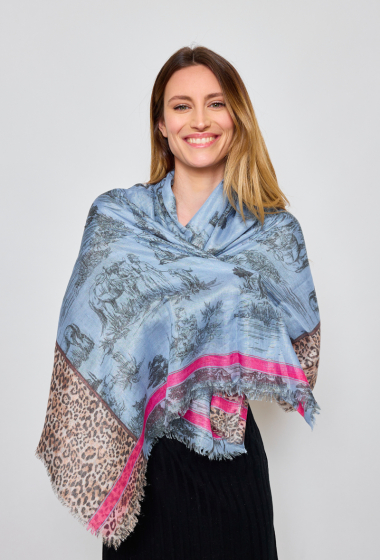 Wholesaler CINNAMON - Patterned scarf