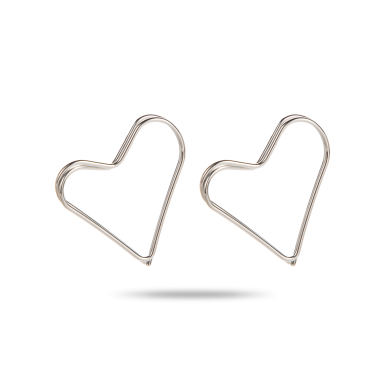 Wholesaler Satine - Double heart earring