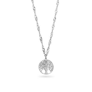 Wholesaler Satine - Double Link Necklace Pendant Tree of Life Medallion