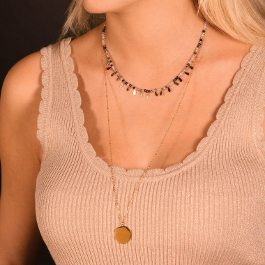 Wholesaler Satine - Long pendant necklace
