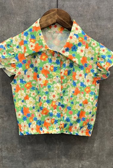 Großhändler Squared & Cubed - Flower shirt