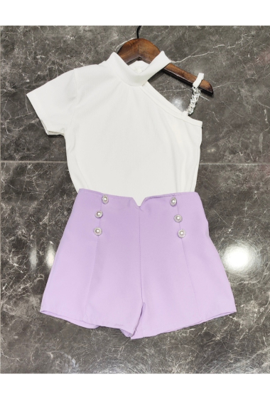 Wholesaler Squared & Cubed - Girls top + shorts set