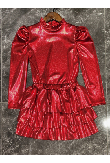 Wholesaler Squared & Cubed - Set of shiny top + skirt