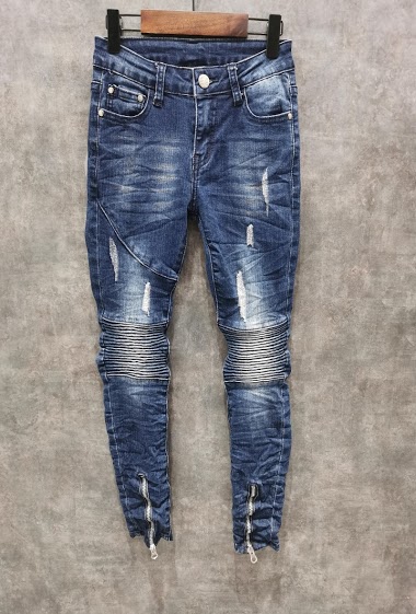 Wholesaler Squared & Cubed - Biker style girl jeans