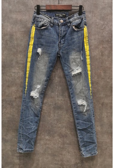 Wholesaler Squared & Cubed - Boy jeans with paint