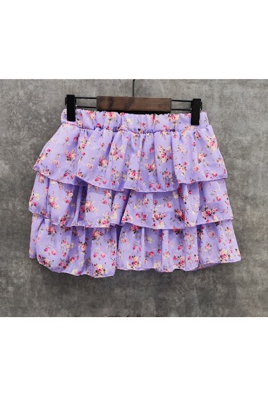 Wholesaler Squared & Cubed - Chiffon ruffle skirt