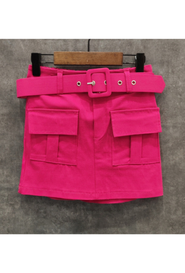 Wholesaler Squared & Cubed - Cargo skirt with a belt