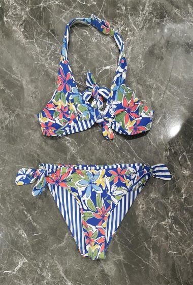 Wholesaler Squared & Cubed - Girl reversible two piece swimsuit