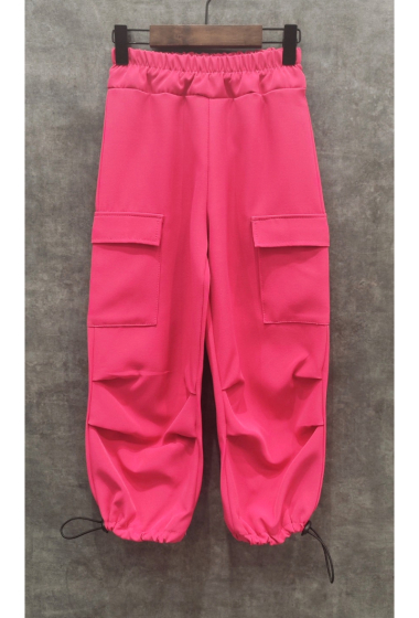 Wholesaler Squared & Cubed - Girls' cargo pants with adjustable hem