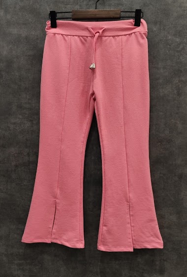 Wholesaler Squared & Cubed - Girl flare jogging pants with slot in front