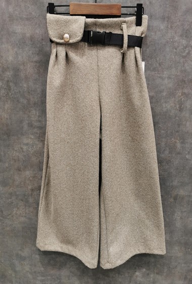 Grossiste Squared & Cubed - Pantalon large épais à mini carreaux