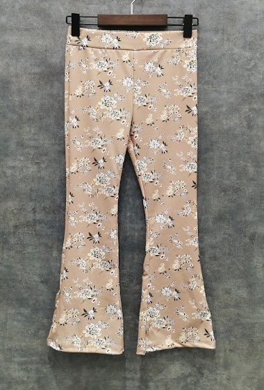 Grossiste Squared & Cubed - Pantalon pattes d´elephant imprime FLEURS