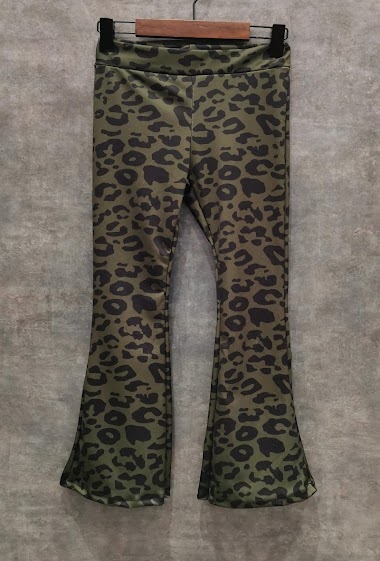 LEOPARD printed flare pants