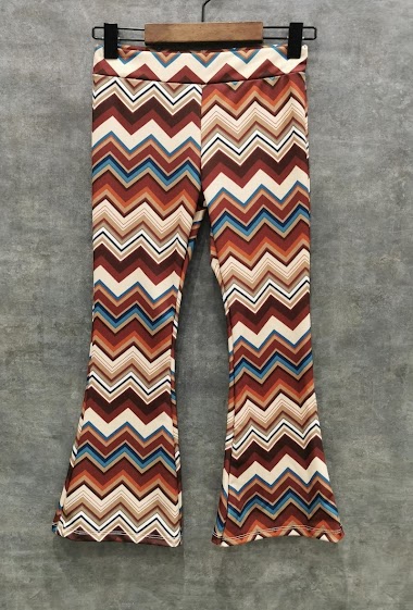 Wholesaler Squared & Cubed - ZIG ZAG printed flare pants