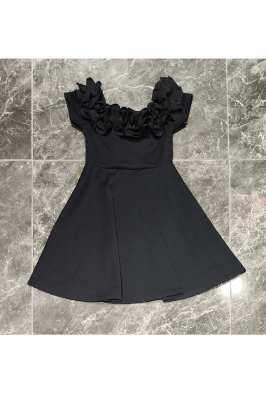 Wholesaler Squared & Cubed - Dress with ruffled neckline