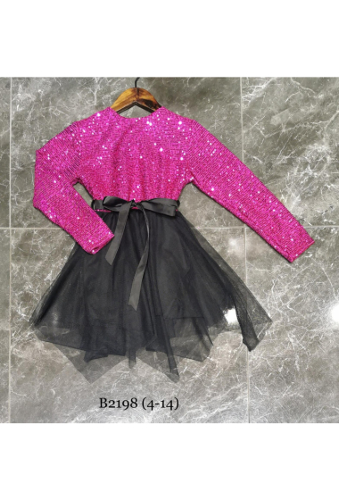 Wholesaler Squared & Cubed - Party dress with tulle and sequins
