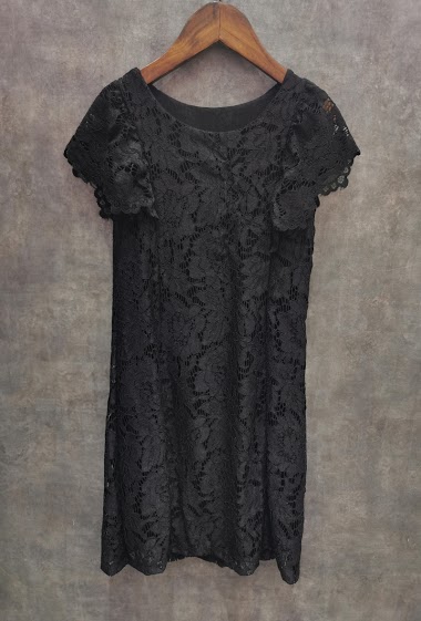 Großhändler Squared & Cubed - Lace dress with ruffles