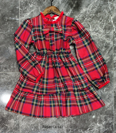 Wholesaler Squared & Cubed - Dress in Scottish tartan