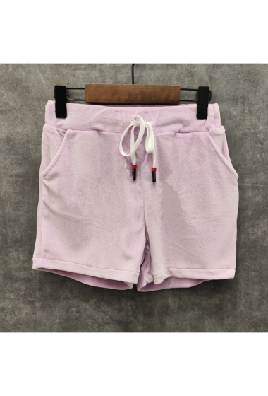 Wholesaler Squared & Cubed - Peach skin velvet shorts