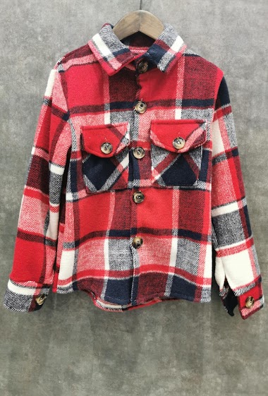 Wholesalers Squared & Cubed - Thick checkered overshirt