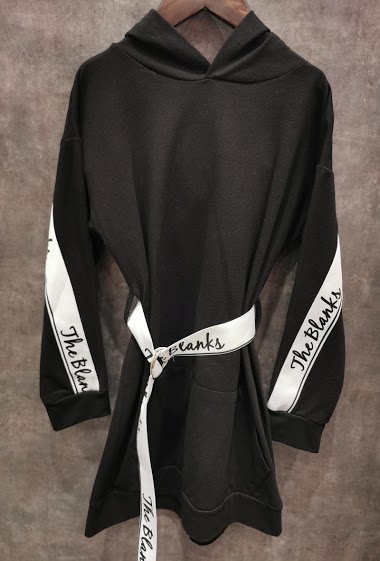 Grossiste Squared & Cubed - Sweat robe à capuche avec ceinture