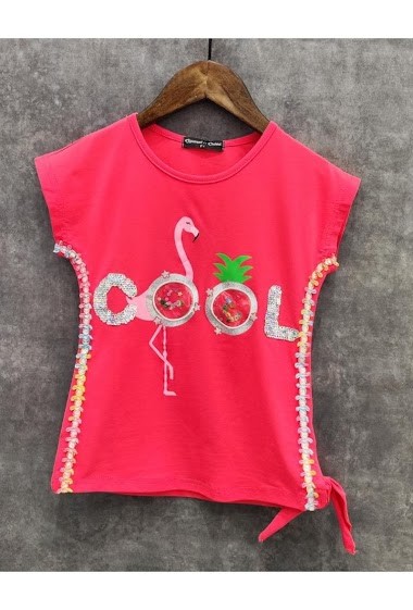 Großhändler Squared & Cubed - Bedrucktes T-Shirt für Mädchen