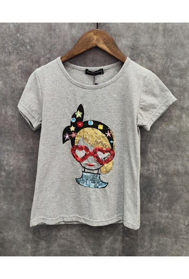 Wholesaler Squared & Cubed - Girl's printed t-shirt