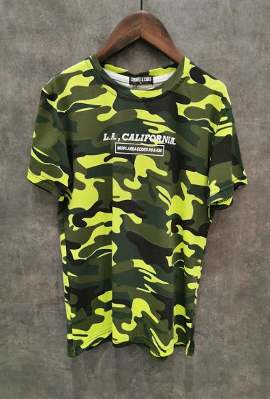 Mayorista Squared & Cubed - Camouflage pattern printed tshirt