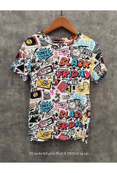 Wholesaler Squared & Cubed - Boy full printed tshirt