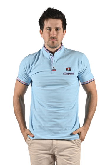 Wholesaler SCOTT - Mao Collar Polo Shirt