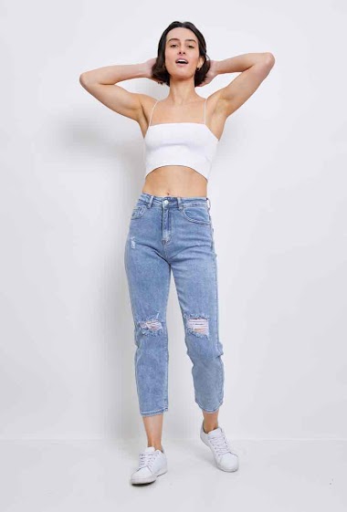 Wholesaler Secret denim - Momfit jeans