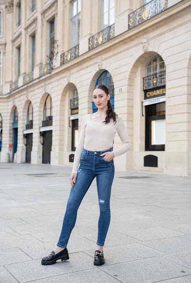 Wholesaler Secret denim - Skinny jeans push up
